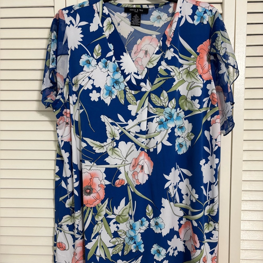 Floral Silky Blouse